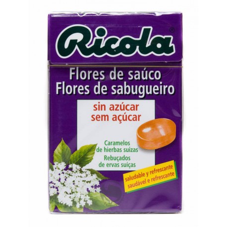 173402 - RICOLA CARAMELOS SIN AZUCAR FLOR DE SAUCO 50 G 173402 - RICOLA CARAMELOS SIN AZUCAR FLOR DE SAUCO 50 G